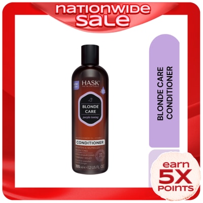 HASK HASK Blonde Care Purple Toning Conditioner 355ml