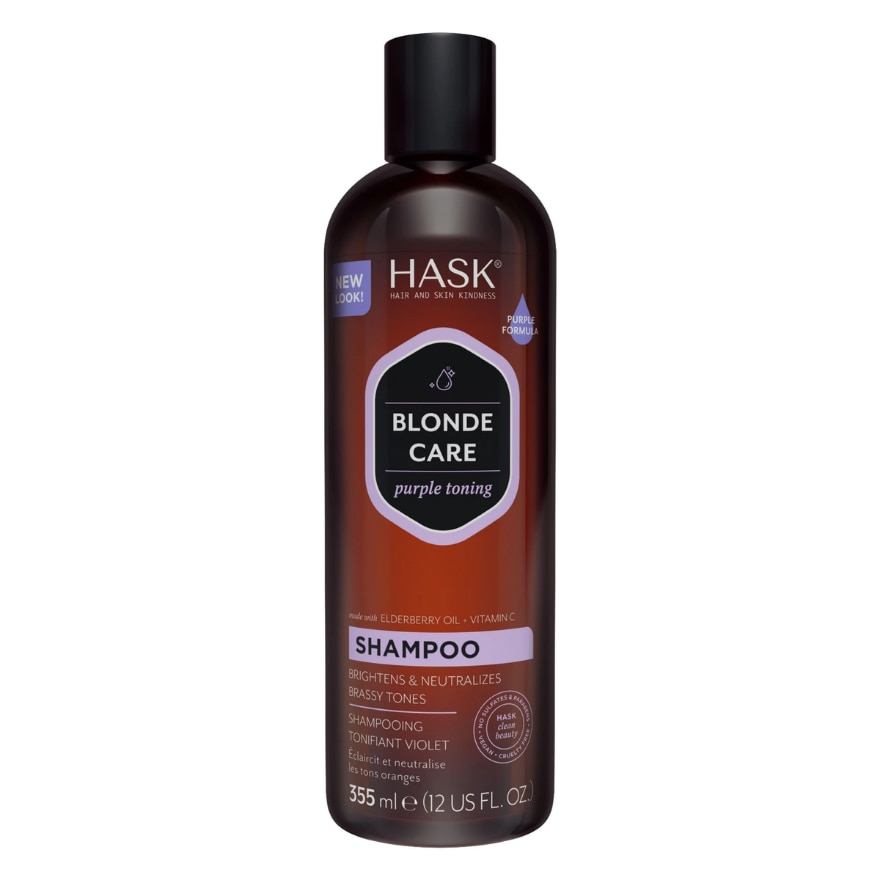 HASK Blonde Care Purple Toning Shampoo 355ml