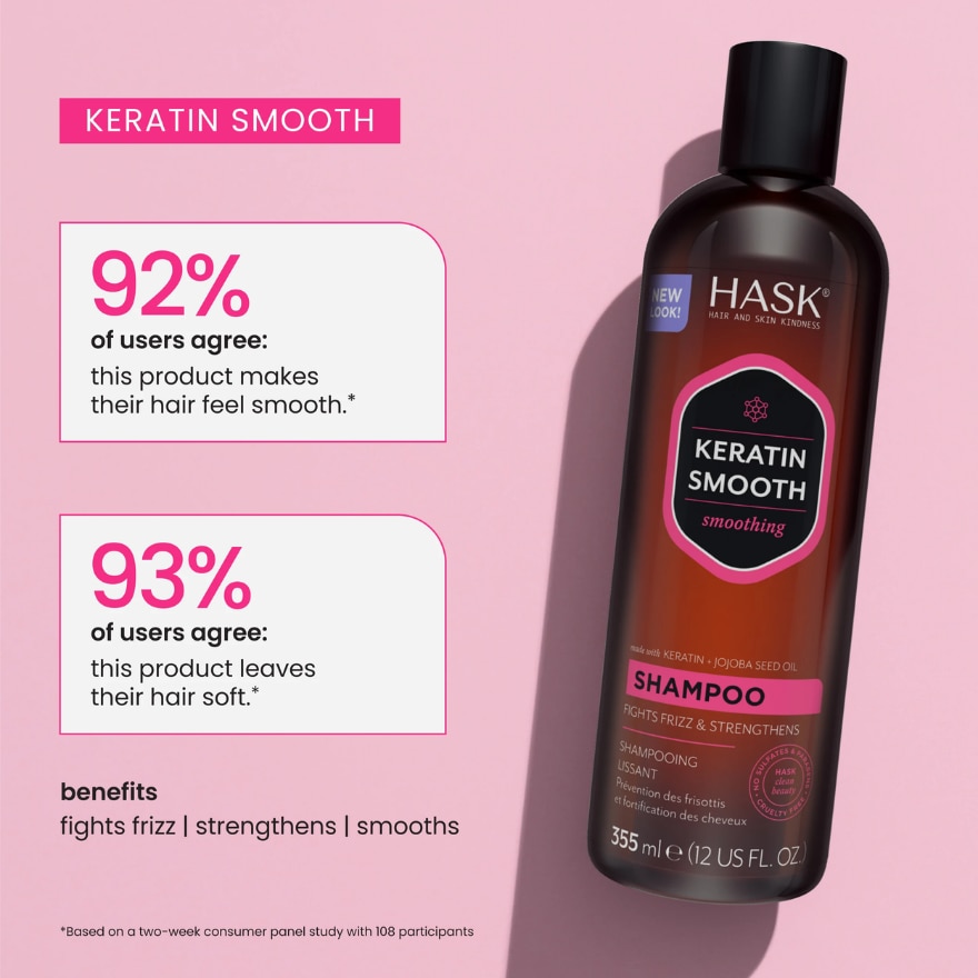 Keratin Protein Smoothing Shampoo 355ml