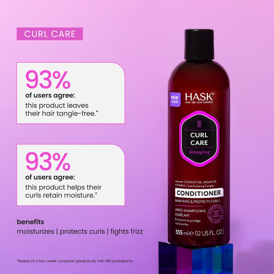 HASK Curl Care Detangling Conditioner 355ml