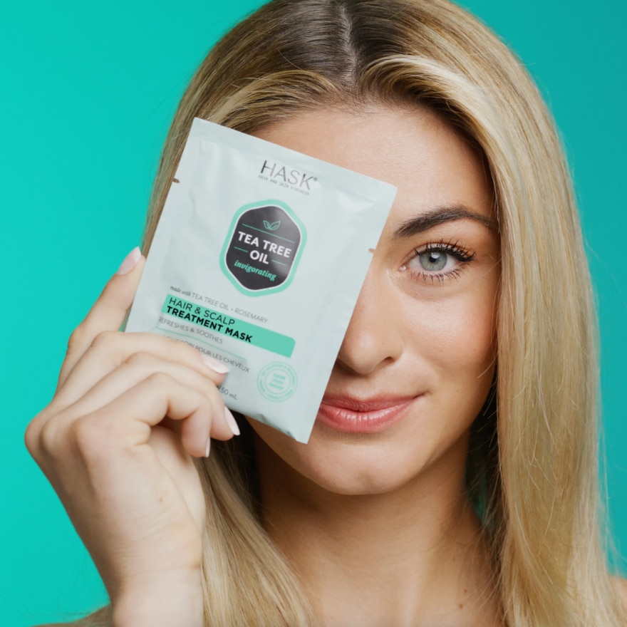 HASK Tea Tree Oil & Rosemary Hair And Scalp Treatment Mask 50ml