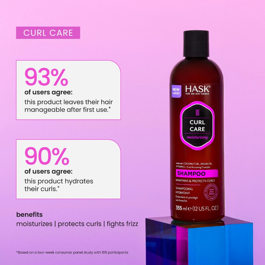 HASK Curl Care Moisturizing Shampoo 355ml