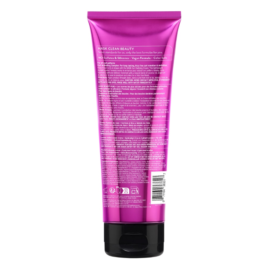 HASK Curl Care Defining Cream 198ml