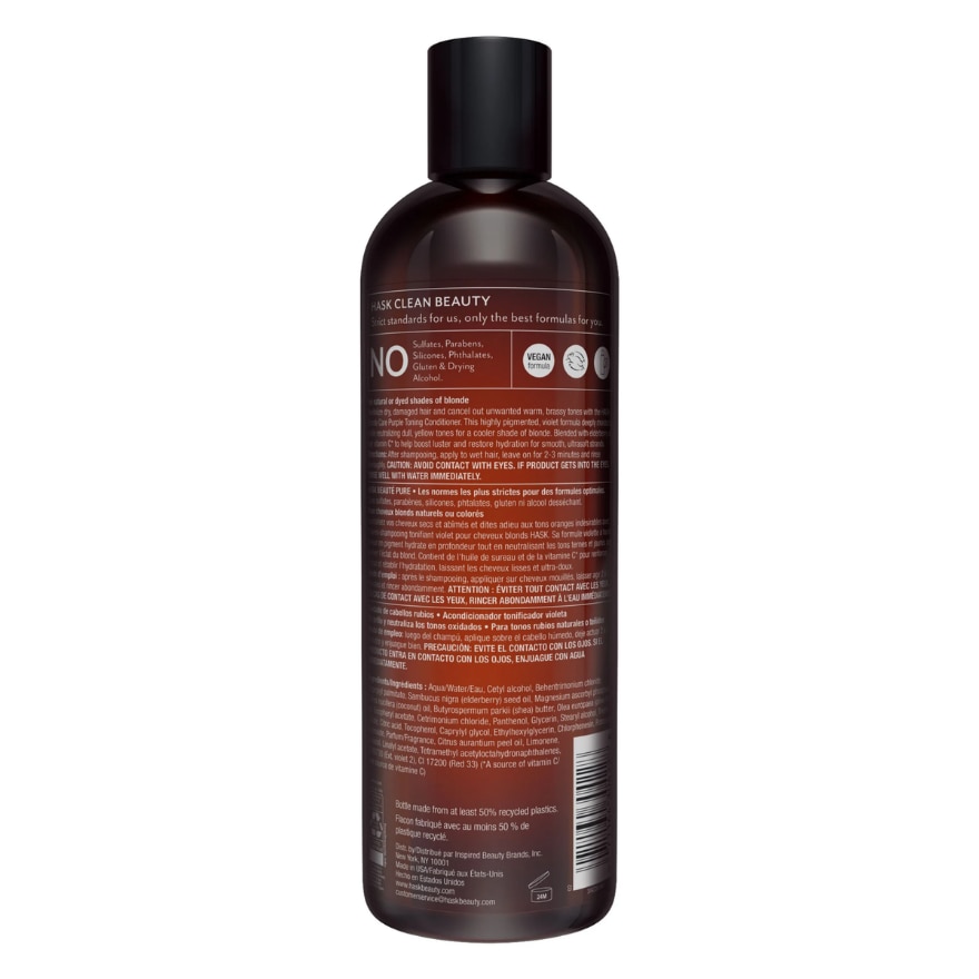 HASK Blonde Care Purple Toning Conditioner 355ml