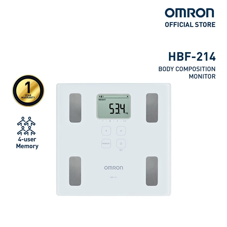 OMRON HBF-214 Digital Body Composition Monitor Weighing Weight Scale