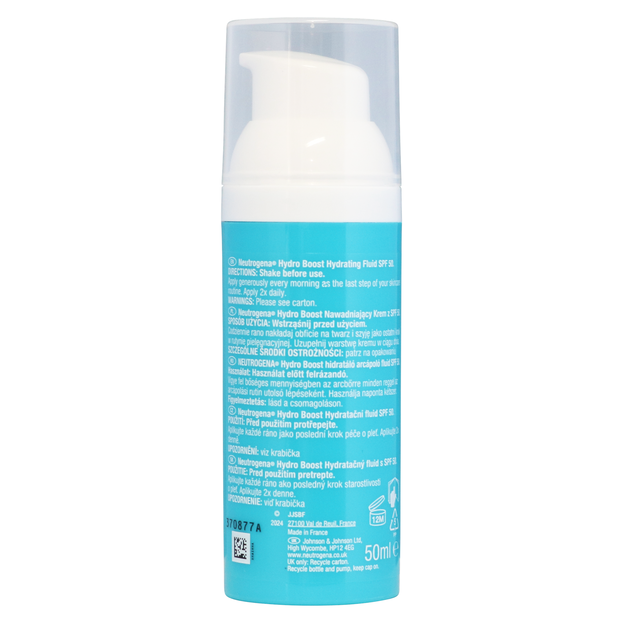 NEUTROGENA Hydro Boost Hydrating Fluid SPF50 50ml