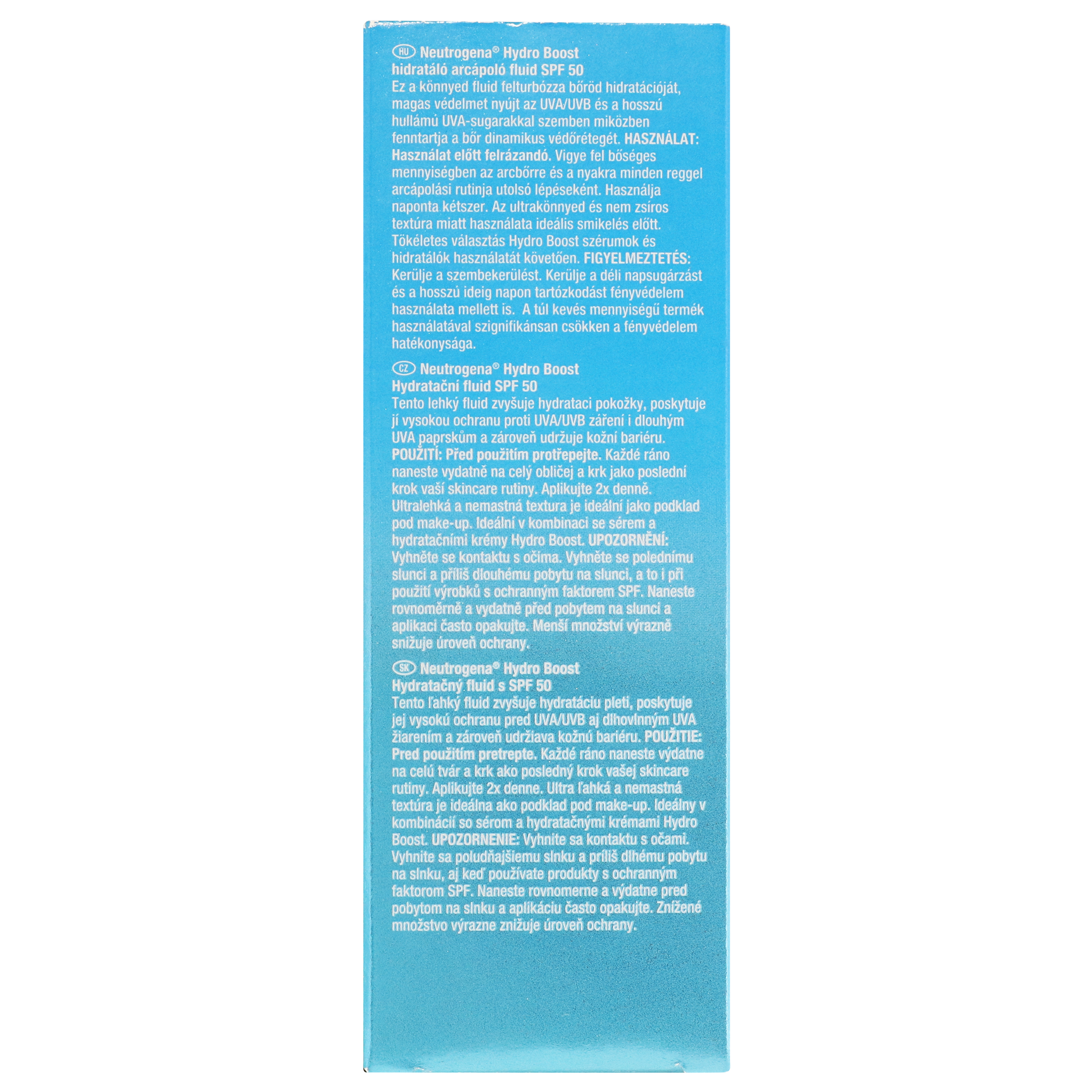 NEUTROGENA Hydro Boost Hydrating Fluid SPF50 50ml