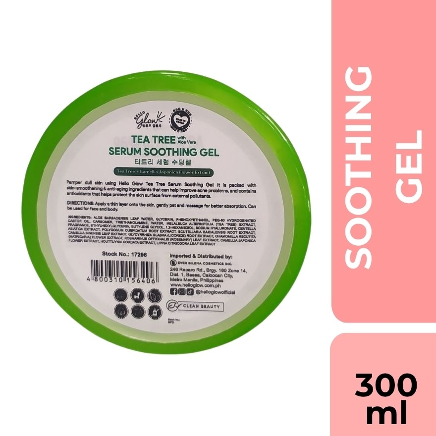 Hello Glow Tea Tree Serum Soothing Gel 300Ml