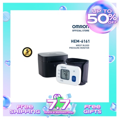 OMRON OMRON HEM-6161 Automatic Wrist Type Blood Pressure Monitor BP BPM Digital