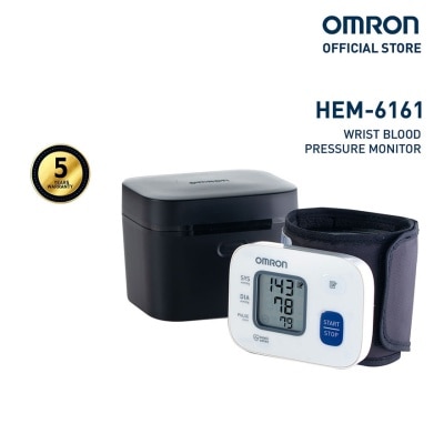 OMRON OMRON HEM-6161 Automatic Wrist Type Blood Pressure Monitor BP BPM Digital