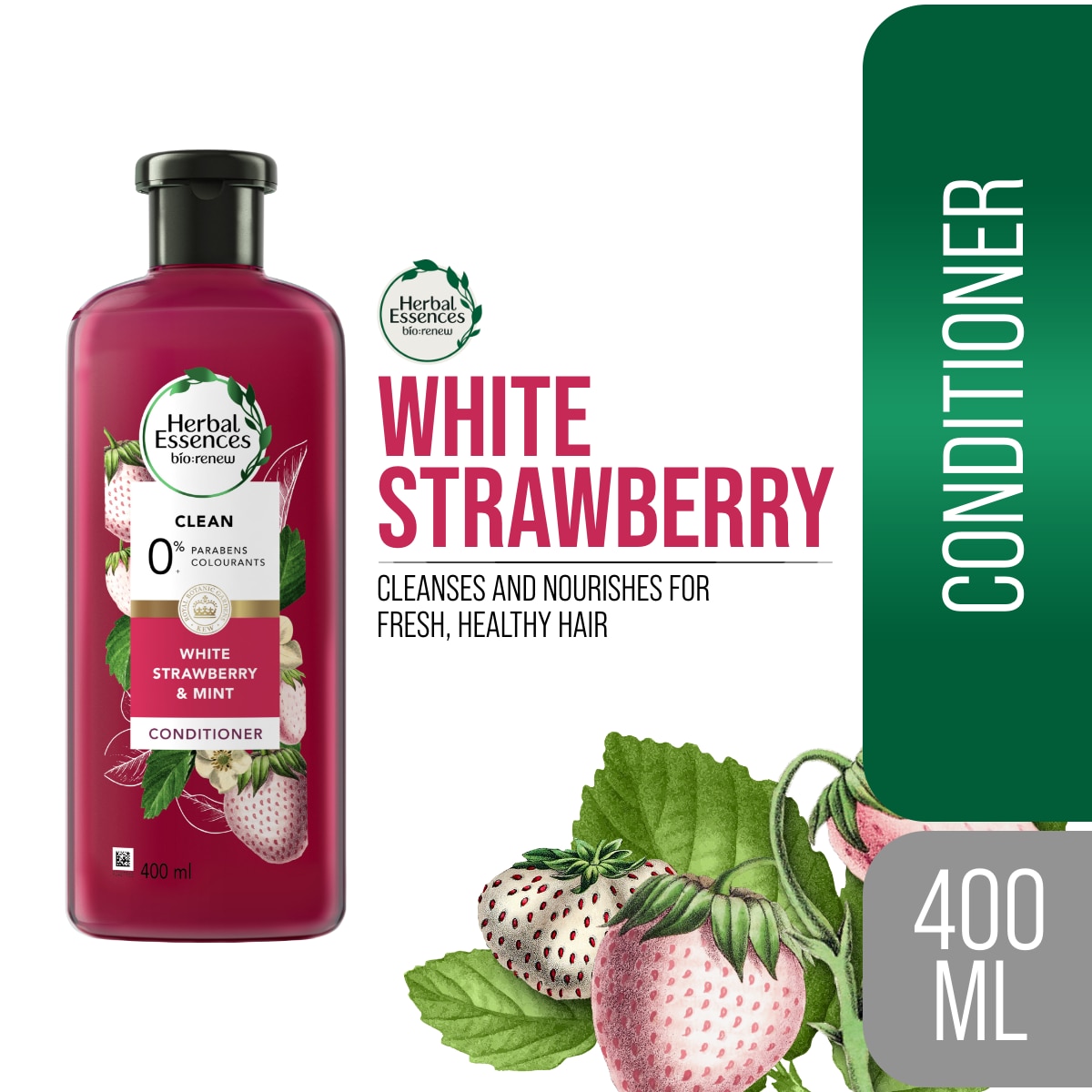Strawberry & Sweet Mint Conditioner - 400 ML