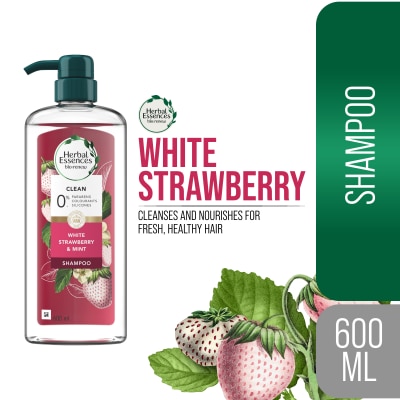 HERBAL ESSENCES Shampoo White Strawberry and Sweet Mint 600ml