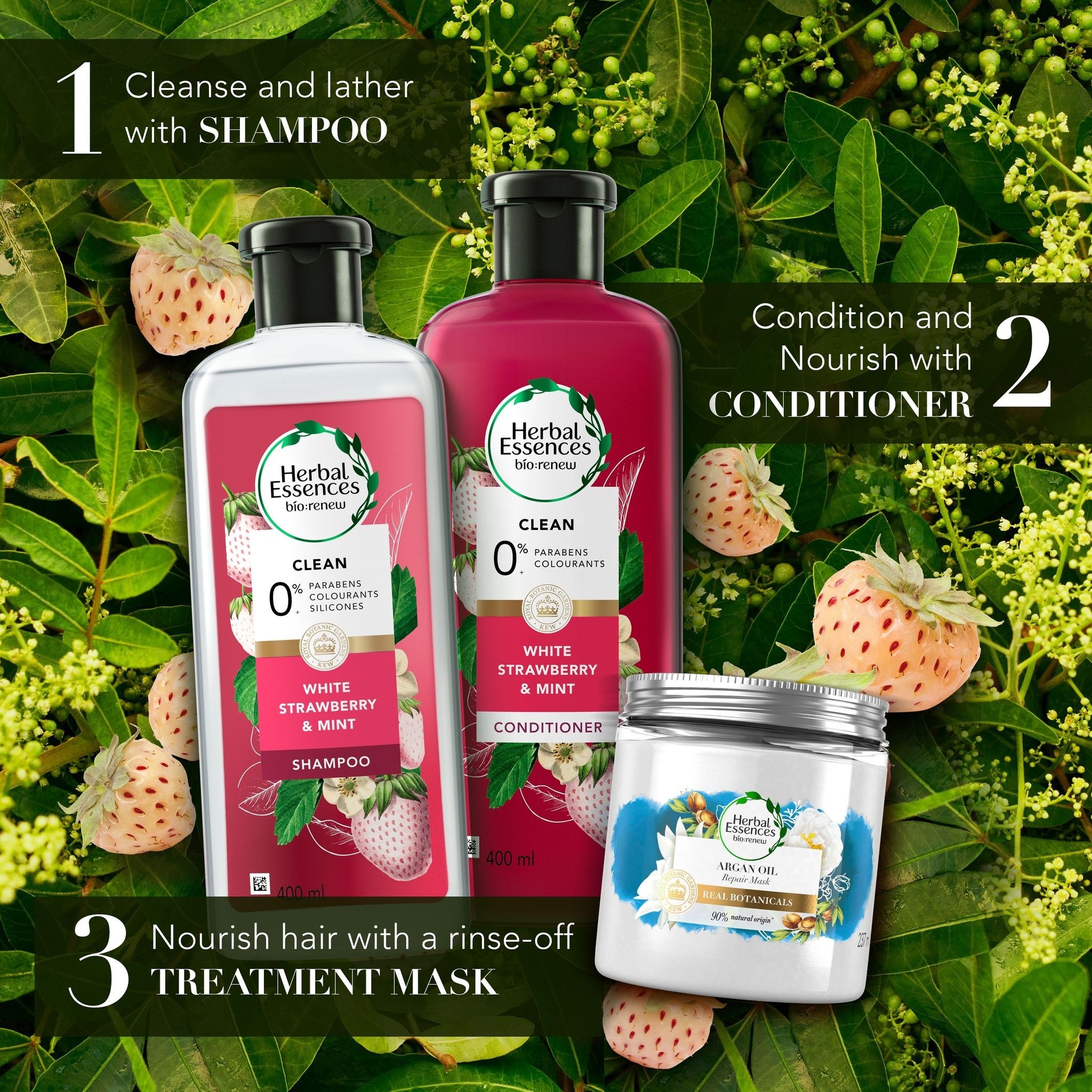 Conditioner White Strawberry and Sweet Mint 600ml