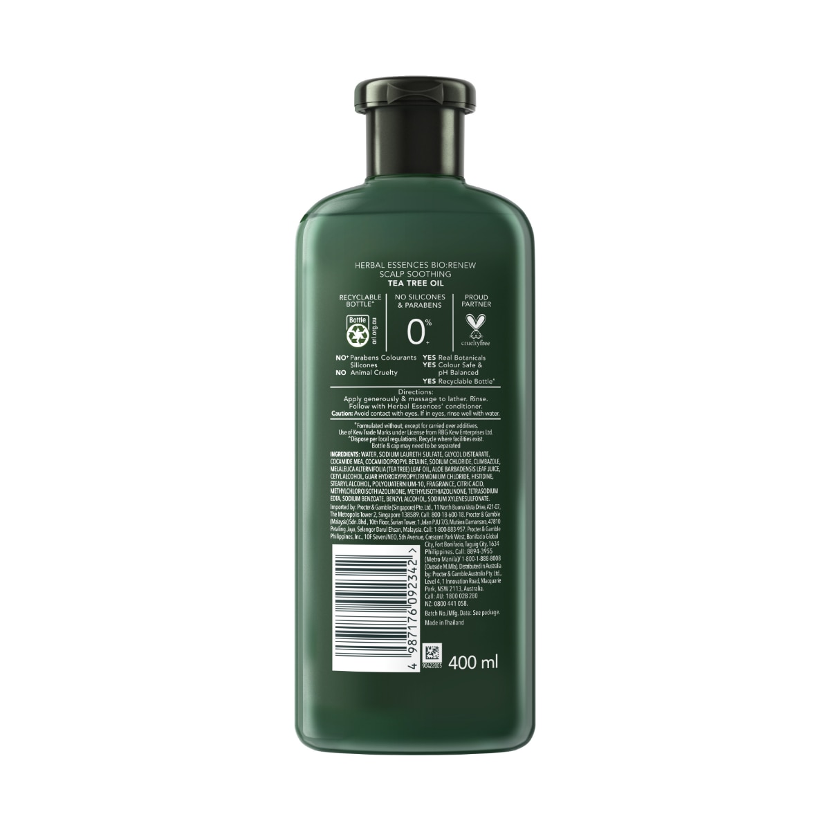 Tea Tree Oil Shampoo 400ml