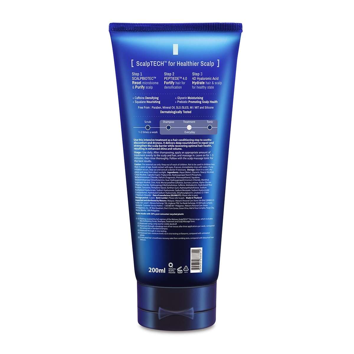 WATSONS Hair System Scalptech Dermo Repair & Recover Intensive Treatment 200ml