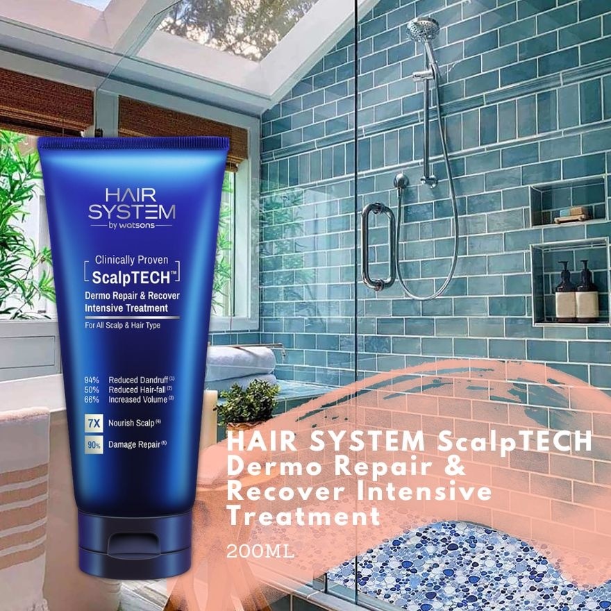 WATSONS Hair System Scalptech Dermo Repair & Recover Intensive Treatment 200ml