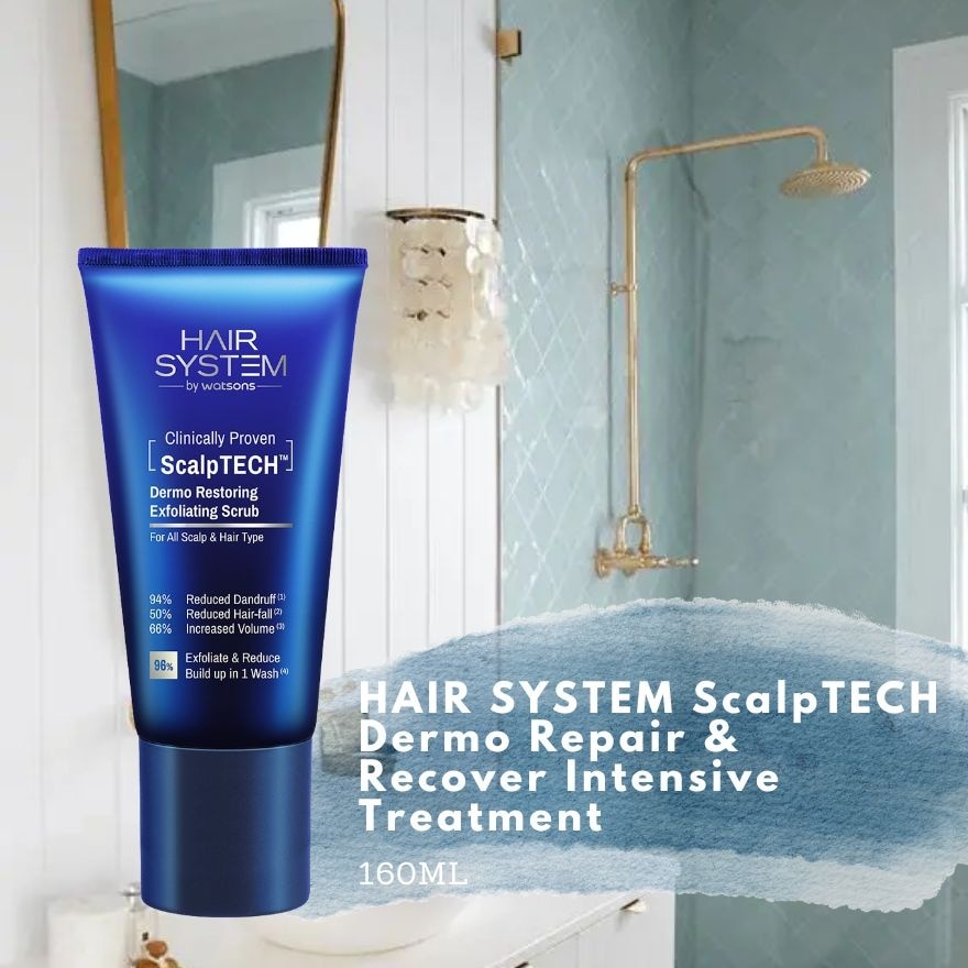 WATSONS Hair System Scalptech Dermo Restoring Exfoliating Scrub 160g