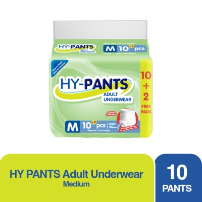 HY PANTS HY PANTS Adult Underwear Medium 10s x 10