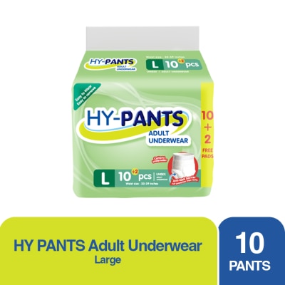HY PANTS HY PANTS Adult Diaper Large 10 Pants
