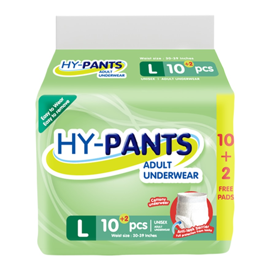 HY PANTS Adult Diaper Large 10 Pants