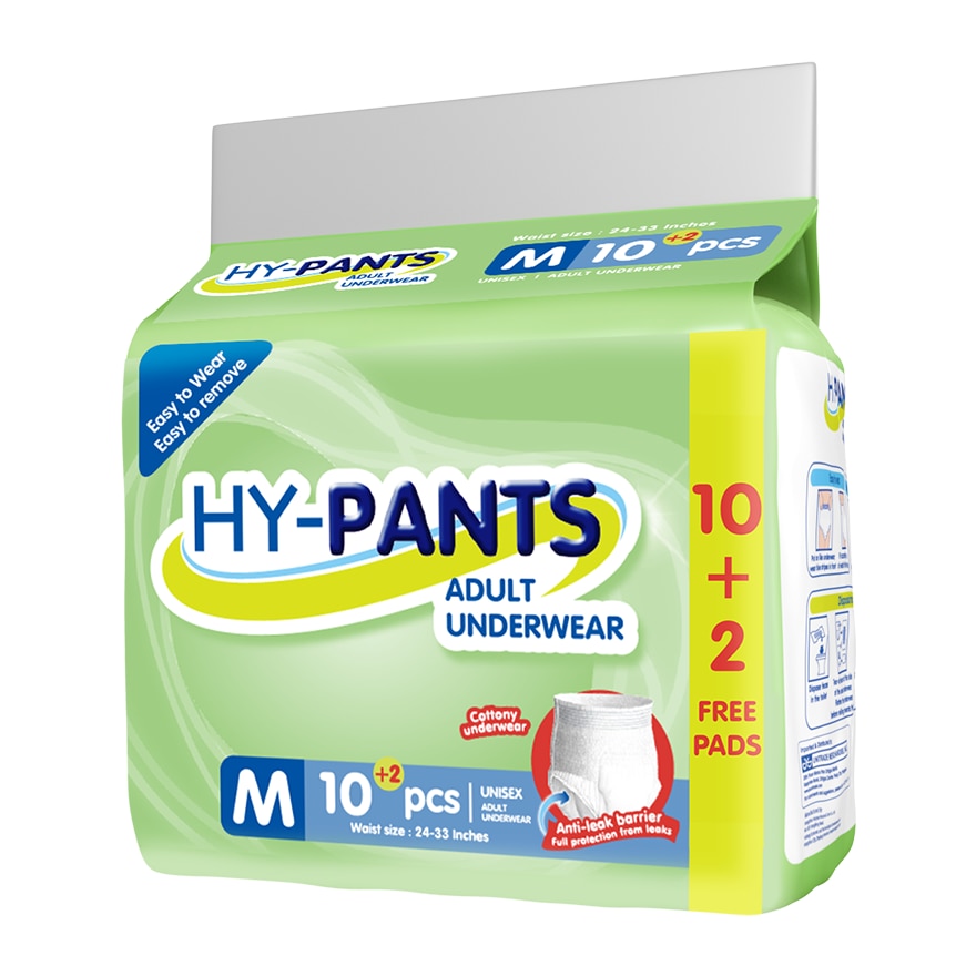 HY PANTS Adult Underwear Medium 10s x 10