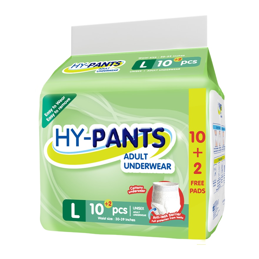 HY PANTS Adult Diaper Large 10 Pants