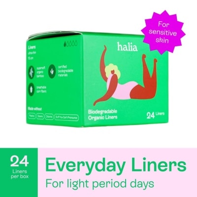 HALIA - HALIA Biodegradbale Organic Everyday Liners