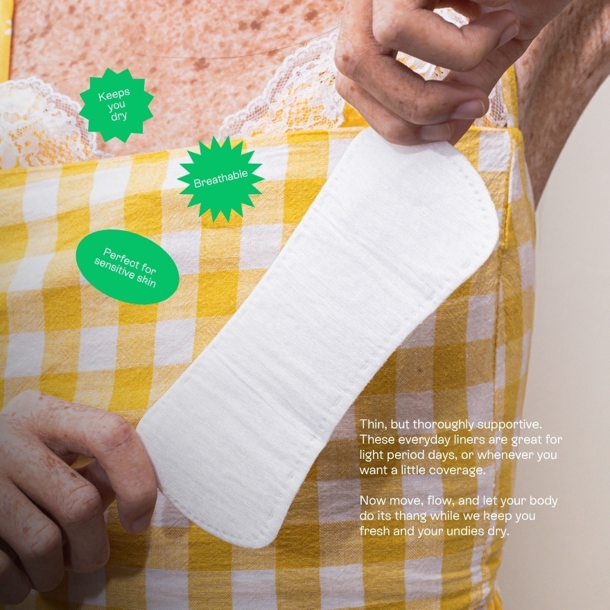 HALIA Biodegradbale Organic Everyday Liners