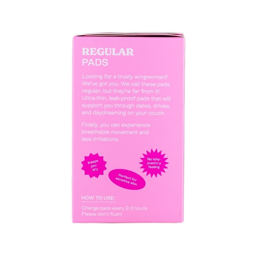 HALIA Biodegradable Organic Regular Pads 10s