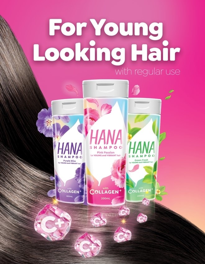 Hana Shampoo Pink Passion 380ml Buy 1 Take 1