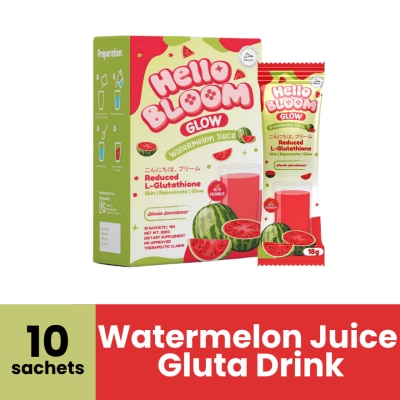 HELLO BLOOM, HELLO BLOOM Glow Watermelon Juice 180g | Watsons Philippines