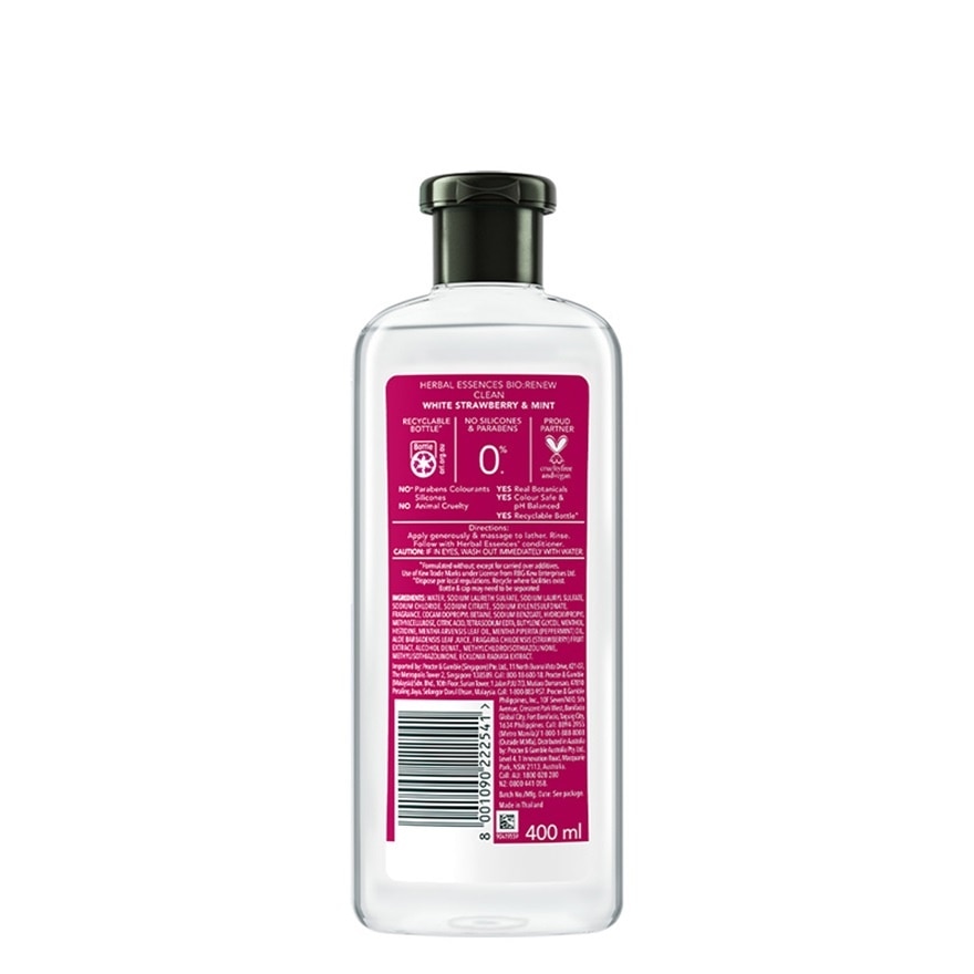 Shampoo White Strawberry and Sweet Mint - 400 ML