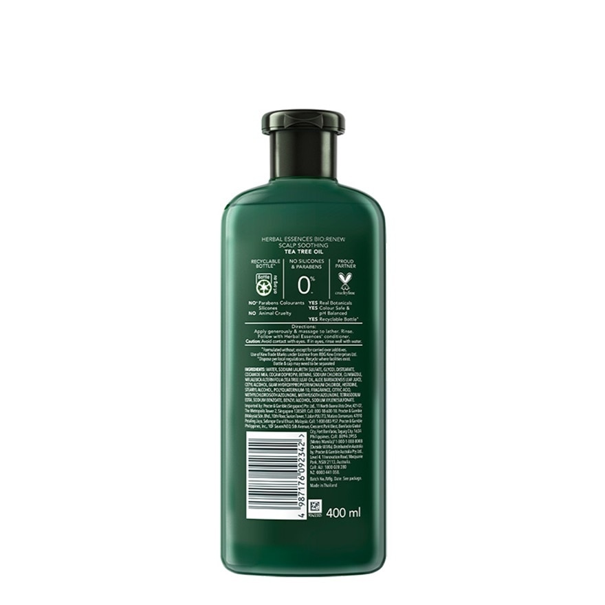 Tea Tree Oil Shampoo 400ml