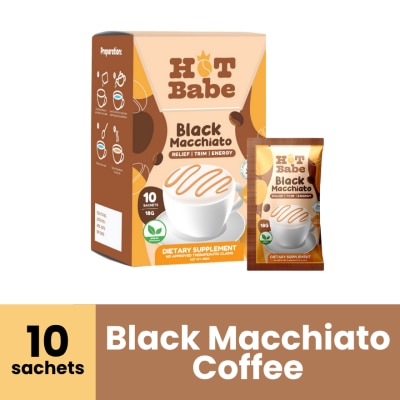 HOT BABE HOT BABE Black Macchiato 10 Sachets x 180g