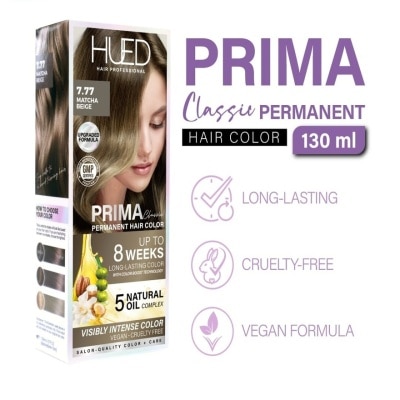 HUED HUED Prima Classic Permanent Hair Color Upgraded Formula 7.77 Match Beige