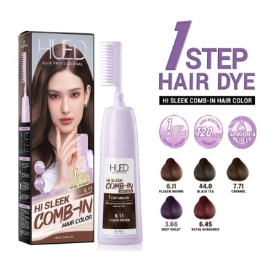 HUED HUED Hi Sleek Comb-In Hair Color - 6.11 Flaxen Brown 160ml