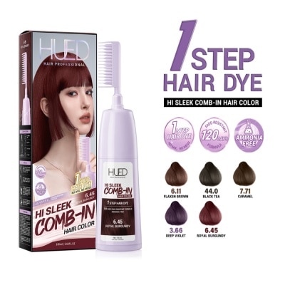 HUED HUED Hi Sleek Comb Haircolor 6.45 Royal Burgundy 160Ml