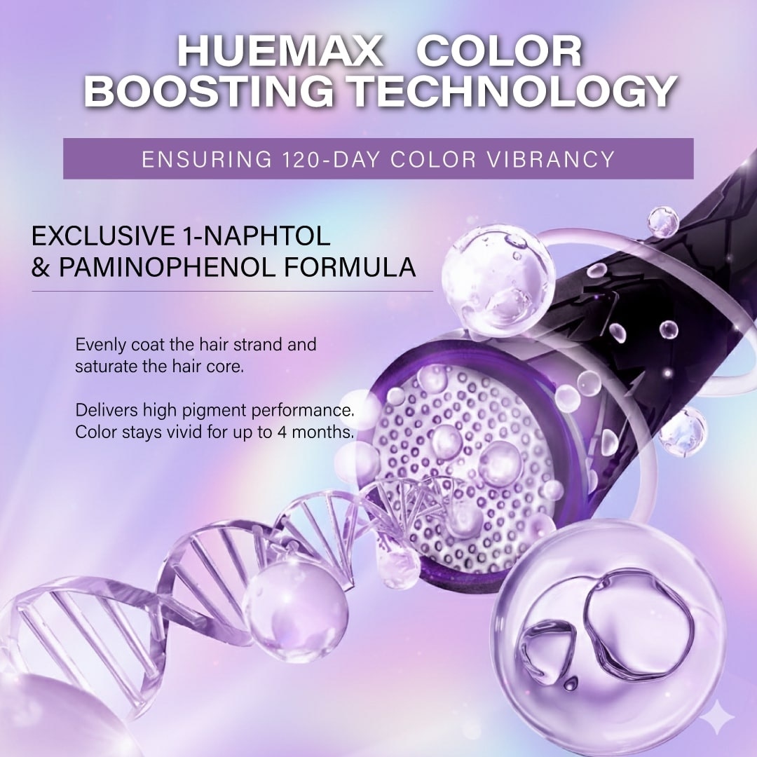 HUED Hi Sleek Comb Hair Color - 7.71 Caramel 160ml