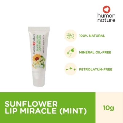 HUMAN NATURE Sunflower Lip Miracle 10g - Peppermint