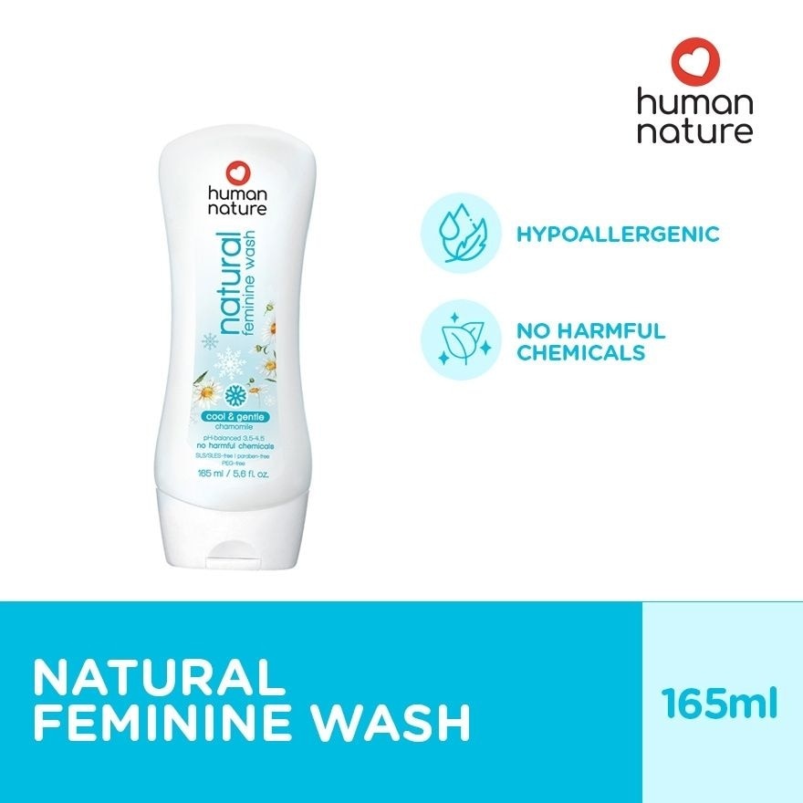 HUMAN NATURE Natural Feminine Wash Cool and Gentle Chamomile 165ml