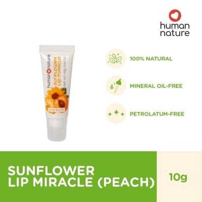 HUMAN NATURE Sunflower Lip Miracle 10g - Peach