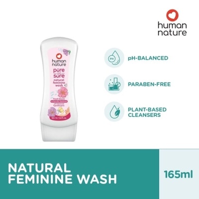 HUMAN NATURE Pure and Sure Feminine Wash Fresh Bloom 165ml