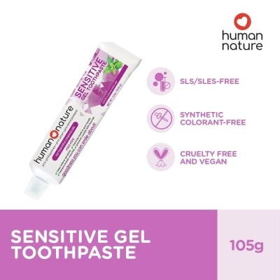 HUMAN NATURE, Sensitive Gel Toothpaste Mild Mint 105g | Watsons Philippines