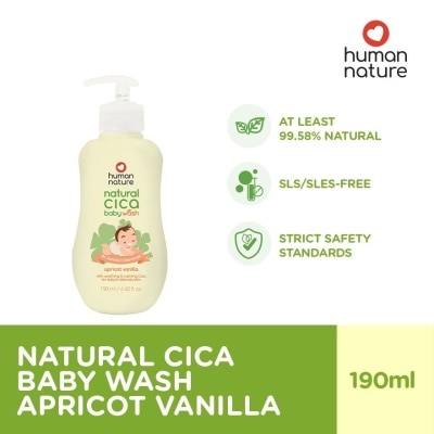HUMAN NATURE Human Nature 190ml Natural Cica Baby Wash - Apricot Vanilla