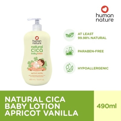 HUMAN NATURE Human Nature 490ml Natural Cica Baby Lotion - Apricot Vanilla