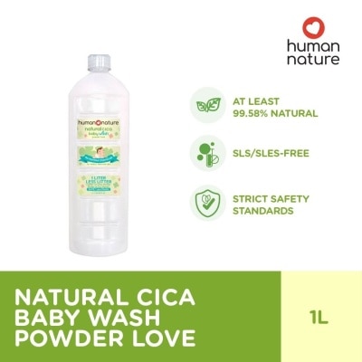 HUMAN NATURE - HUMAN NATURE Natural Cica Baby Wash - Powder Love 1L