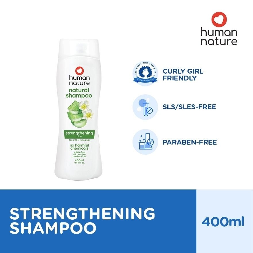 HUMAN NATURE Strengthening Shampoo Soothing Aloe 400ml