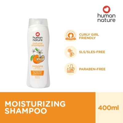 HUMAN NATURE - HUMAN NATURE Moisturizing Shampoo Mandarin With Cream Foam 400ml