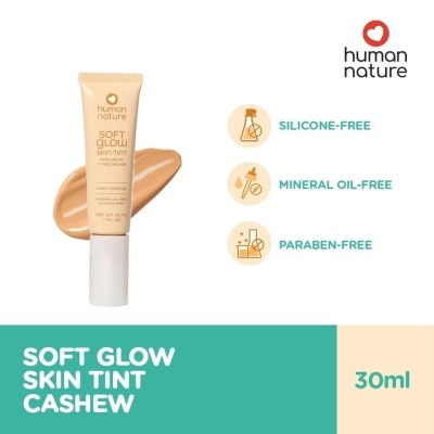 HUMAN NATURE - HUMAN NATURE Soft Glow Skin Tint with Hyaluronic + Niacinamide 30ml Cashew