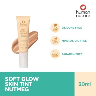 HUMAN NATURE - HUMAN NATURE Soft Glow Skin Tint with Hyaluronic + Niacinamide 30ml Nutmeg
